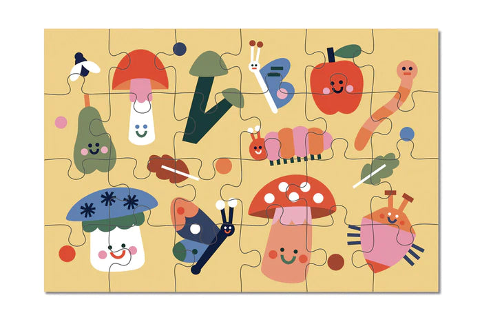 24 Piece Kids Puzzle - Creepy Crawlies 4+