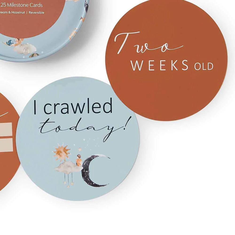 Dream & Hazelnut Reversible Milestone Cards