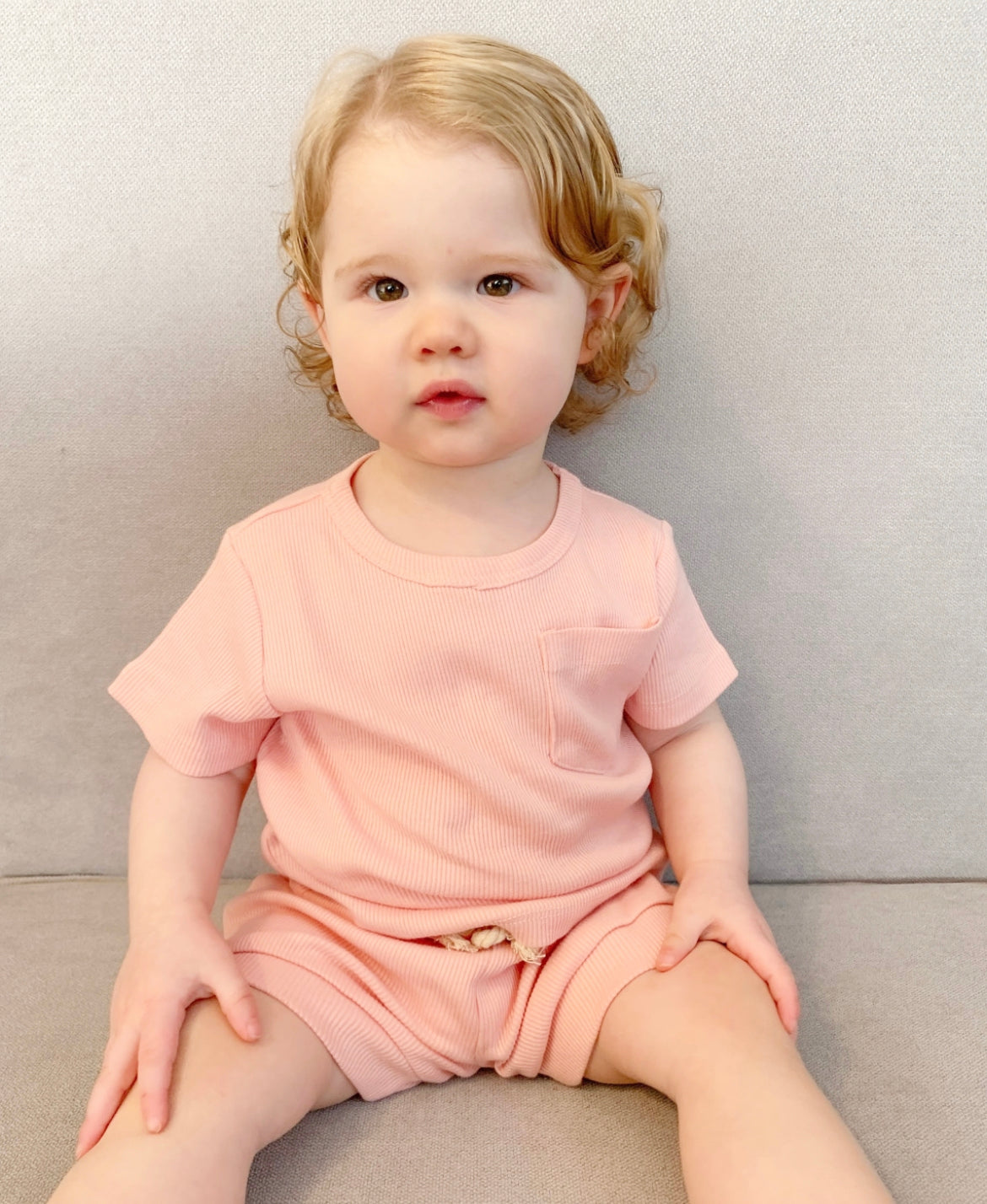 Ribbed Cotton T Shirt - Fairy Floss