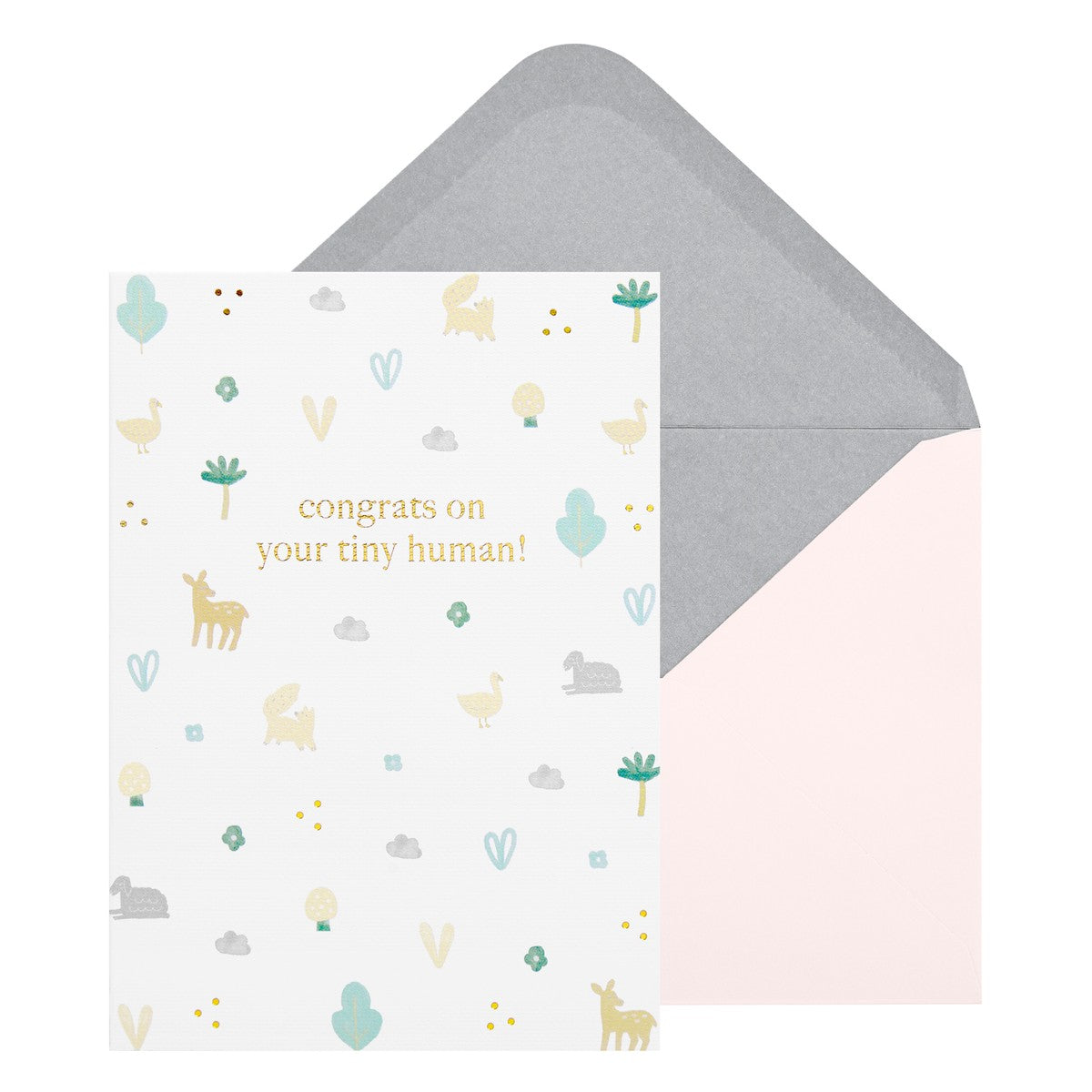 A6 Greeting Card Tiny Human Multi: Celebration
