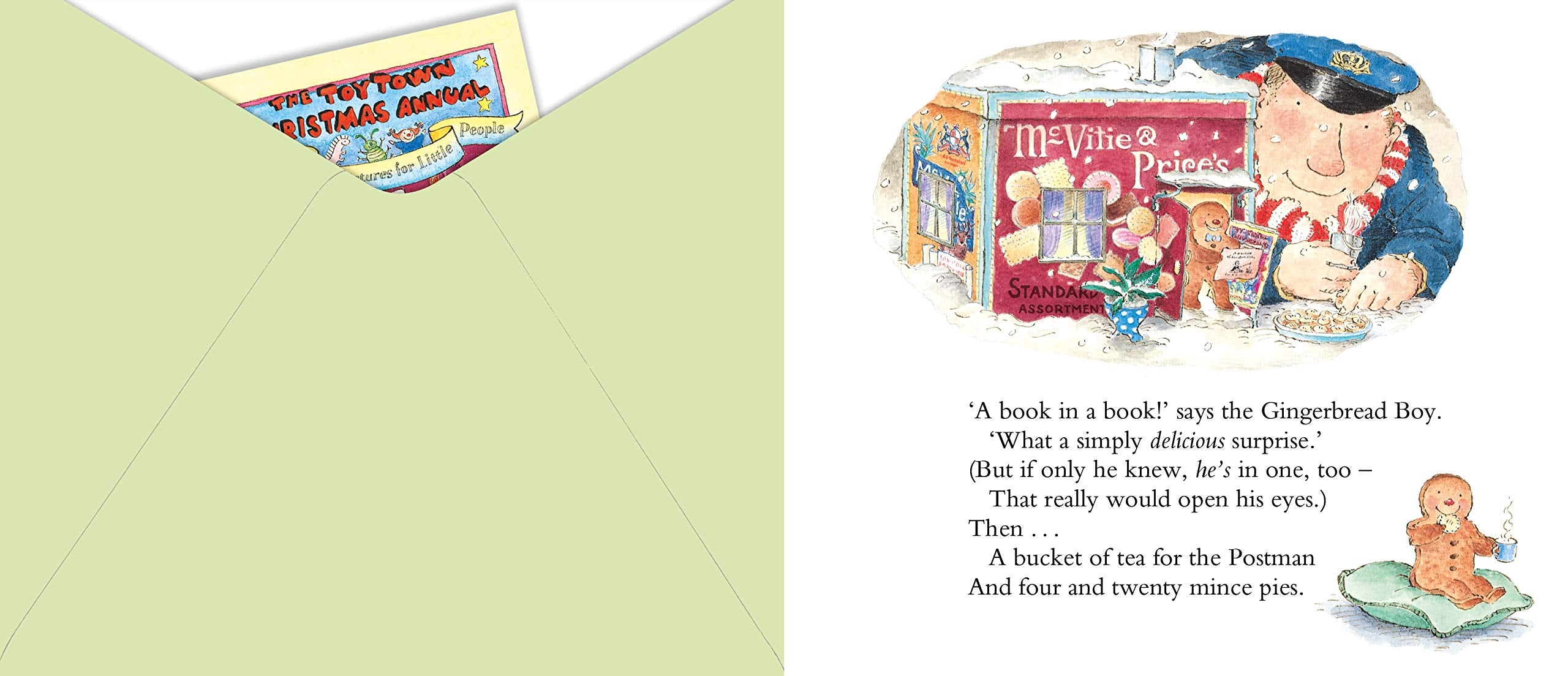 The Jolly Christmas Postman Hardcover Book