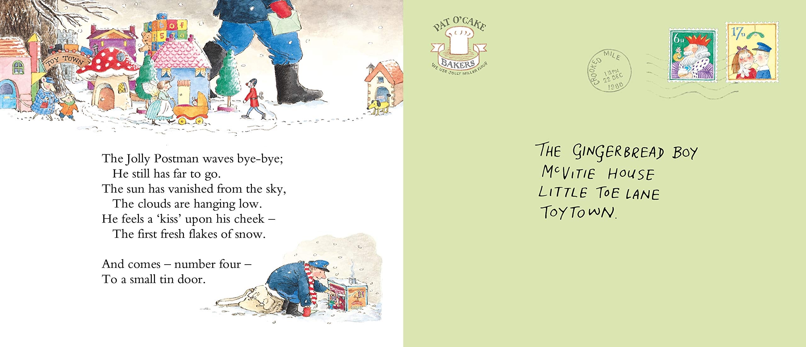 The Jolly Christmas Postman Hardcover Book