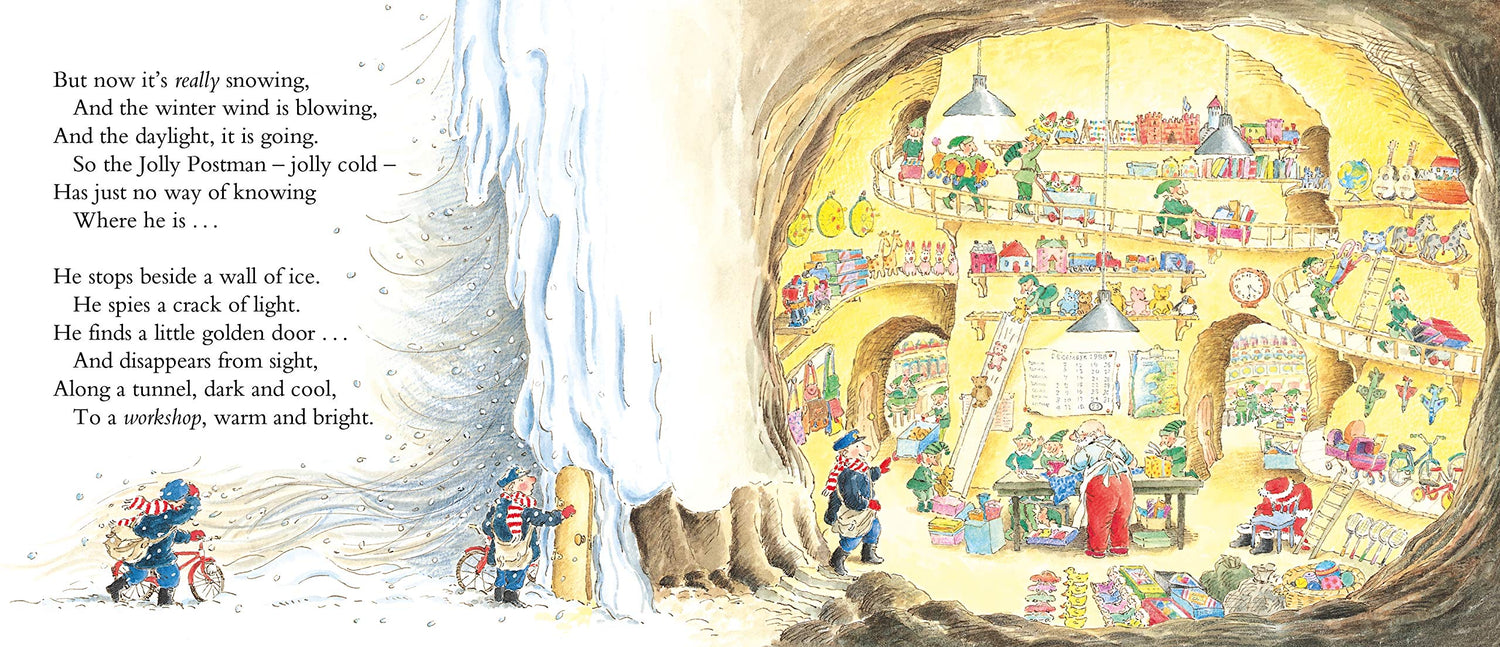 The Jolly Christmas Postman Hardcover Book