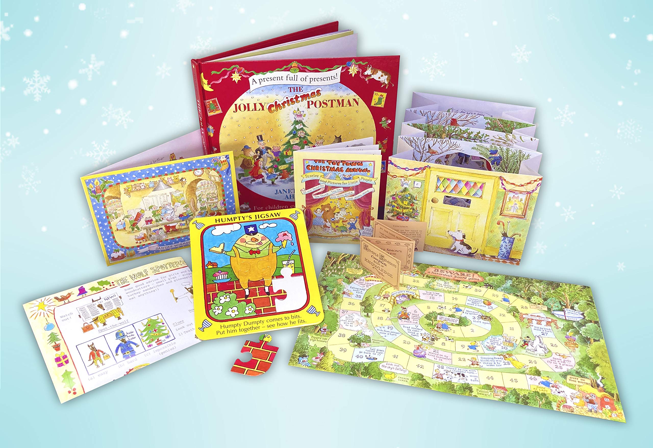 The Jolly Christmas Postman Hardcover Book