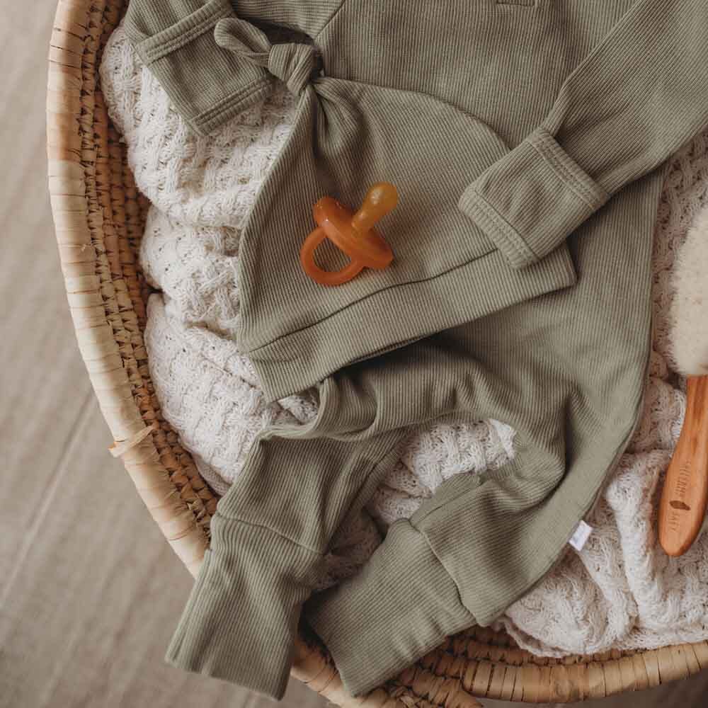 Dewkist | Ribbed Organic Knotted Beanie