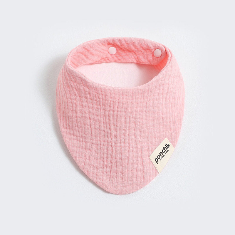 Ponchik Babies + Kids - Organic Muslin Dribble Bandana Bib - Lemonade