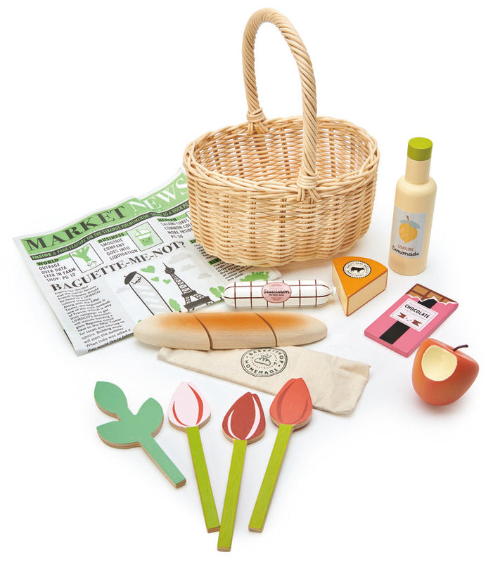 Wicker Shopping Basket Set - 3+