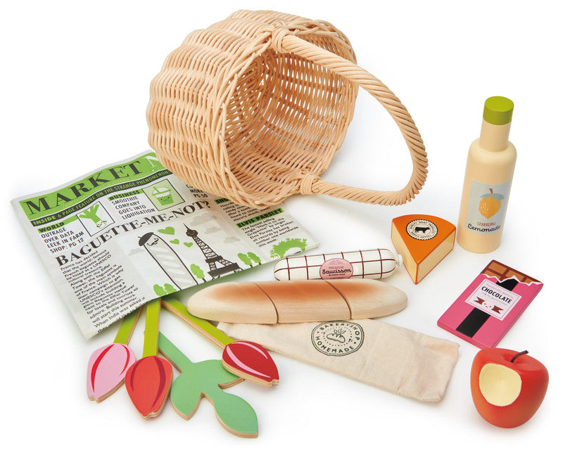 Wicker Shopping Basket Set - 3+