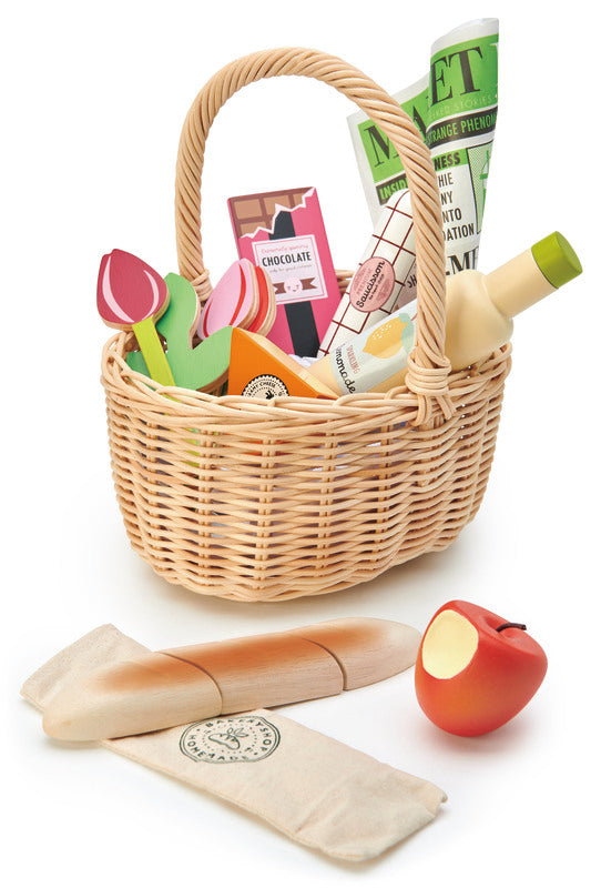 Wicker Shopping Basket Set - 3+