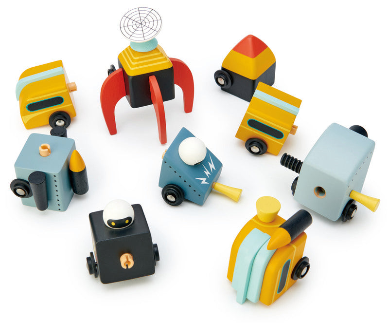 Wooden Space Racer Vehicles - 3+