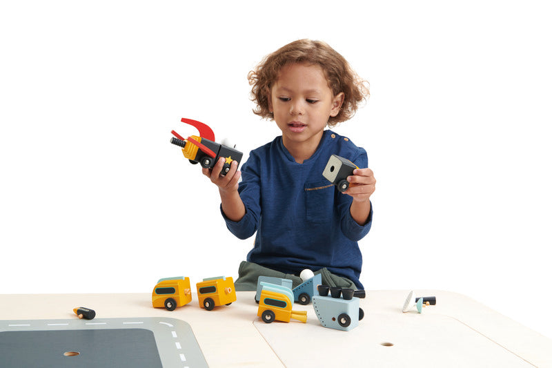 Wooden Space Racer Vehicles - 3+