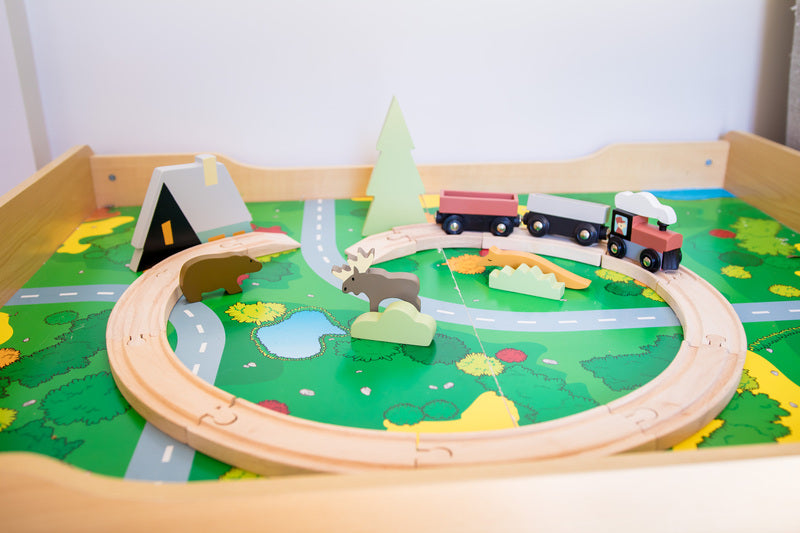 Wooden Treetops Train Set - 3+