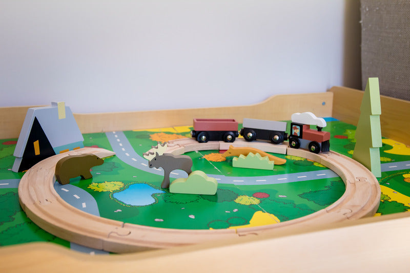 Wooden Treetops Train Set - 3+
