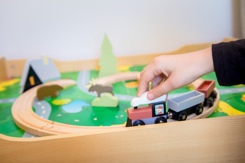 Wooden Treetops Train Set - 3+
