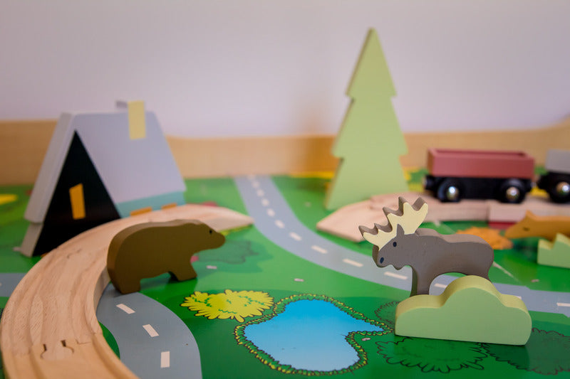 Wooden Treetops Train Set - 3+