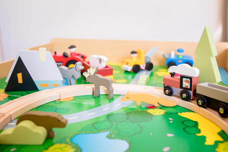 Wooden Treetops Train Set - 3+