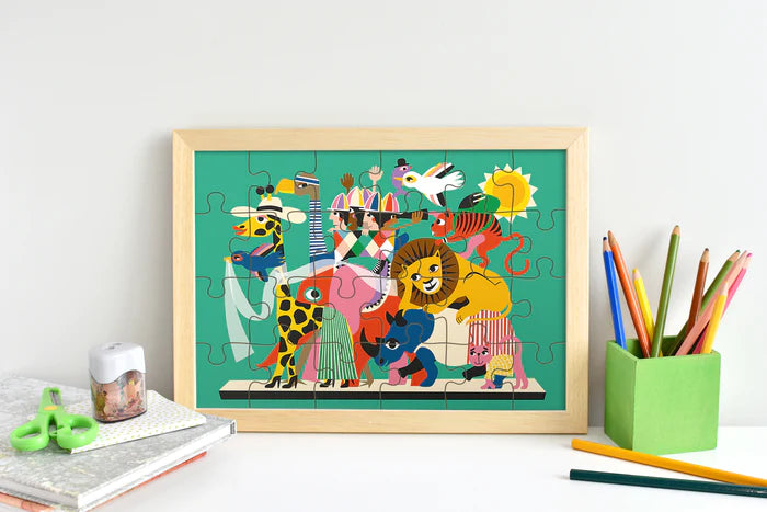 24 Piece Kids Puzzle - Animal Carnival 4+