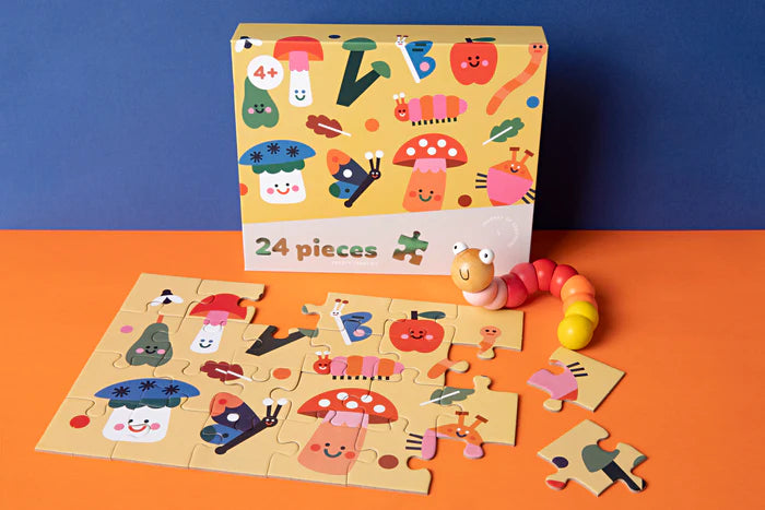 24 Piece Kids Puzzle - Creepy Crawlies 4+