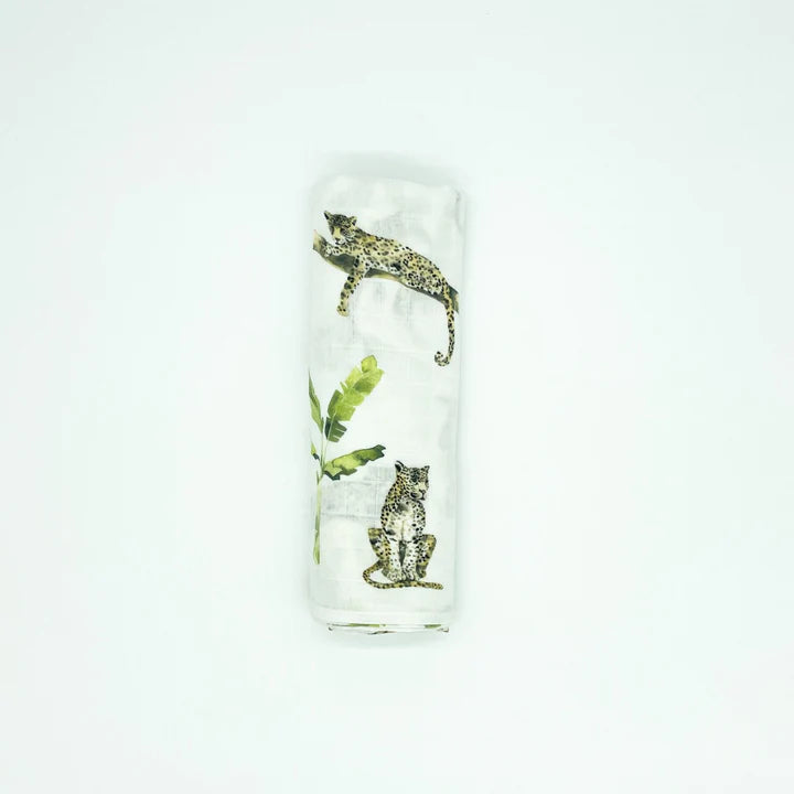 Organic Cotton Muslin Swaddle In The Jungle