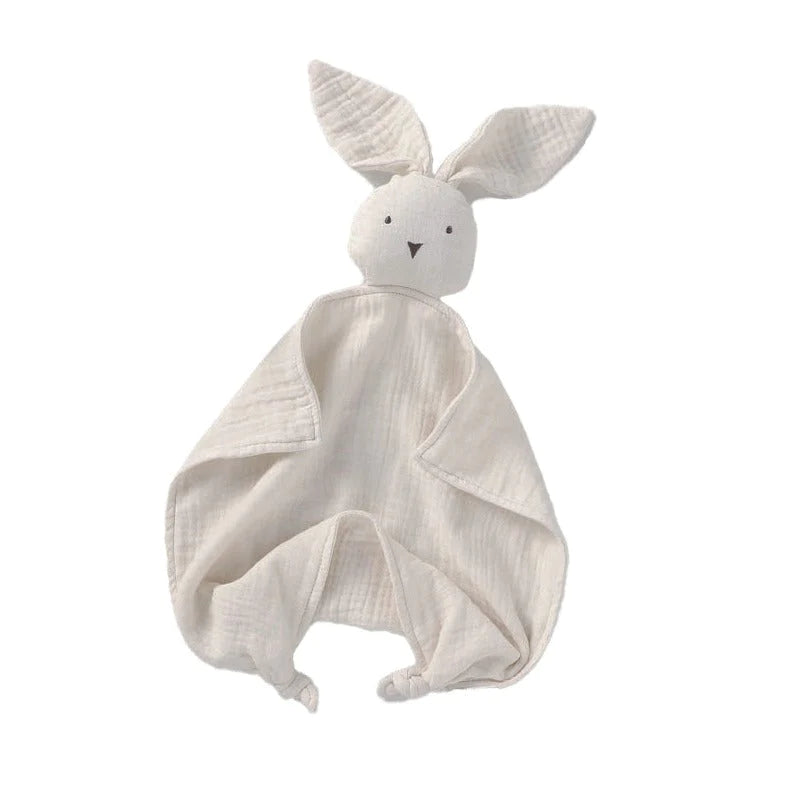 Organic Blake Bunny Baby Comforter Fog