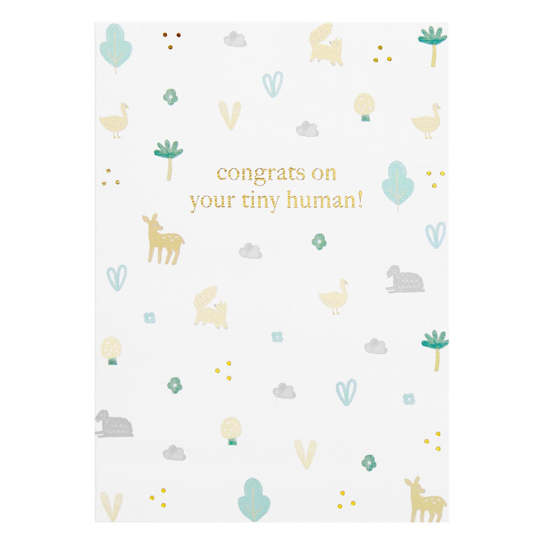 A6 Greeting Card Tiny Human Multi: Celebration