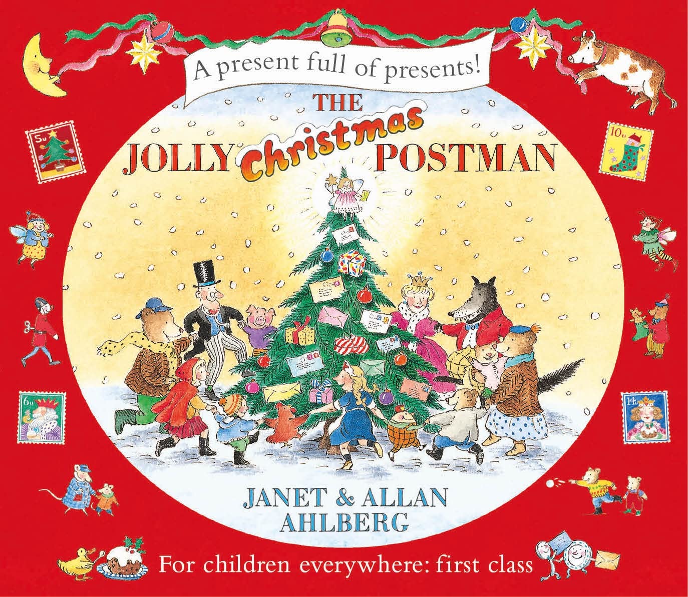 The Jolly Christmas Postman Hardcover Book