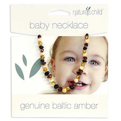 Amber Necklace for Babies 32cm