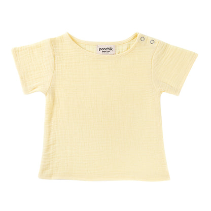 Muslin Cotton T Shirt - Sunshine