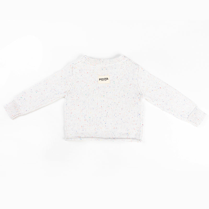 Ponchik Babies + Kids - Cotton Jumper - Stardust Speckle Knit