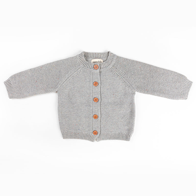 Baby grey sale knitted cardigan