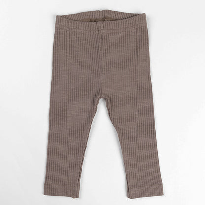 Ponchik Babies + Kids - Cotton Leggings - Carmel Rib