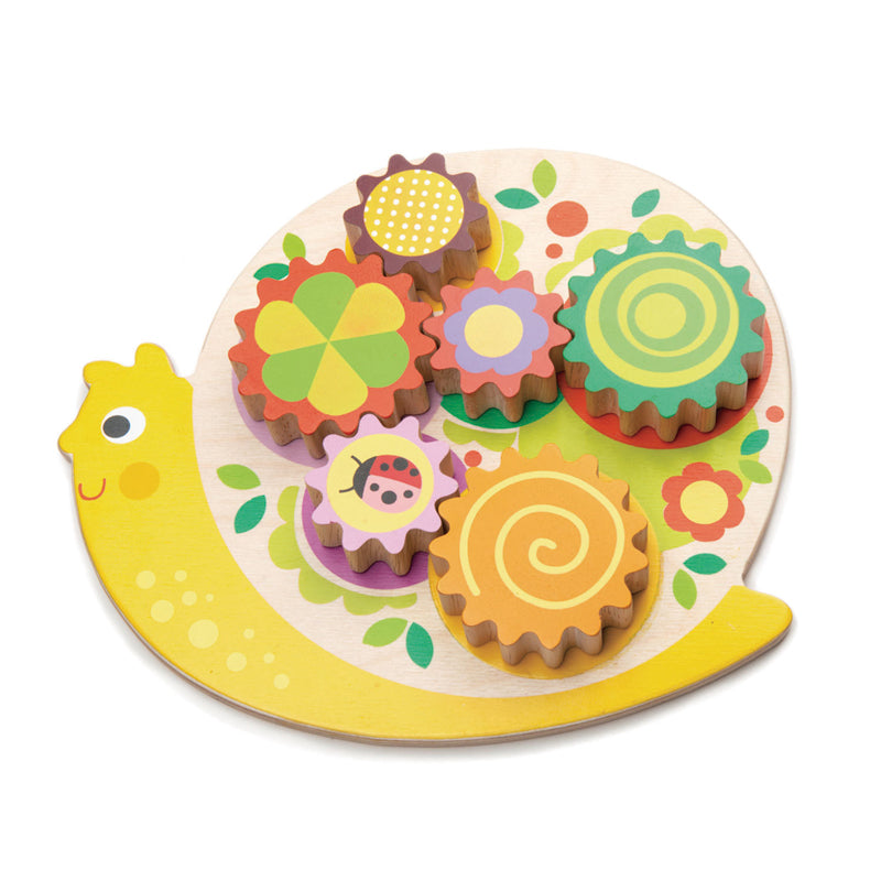 Snail Whirls Wooden Puzzle - 18m+