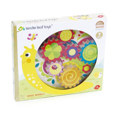 Snail Whirls Wooden Puzzle - 18m+
